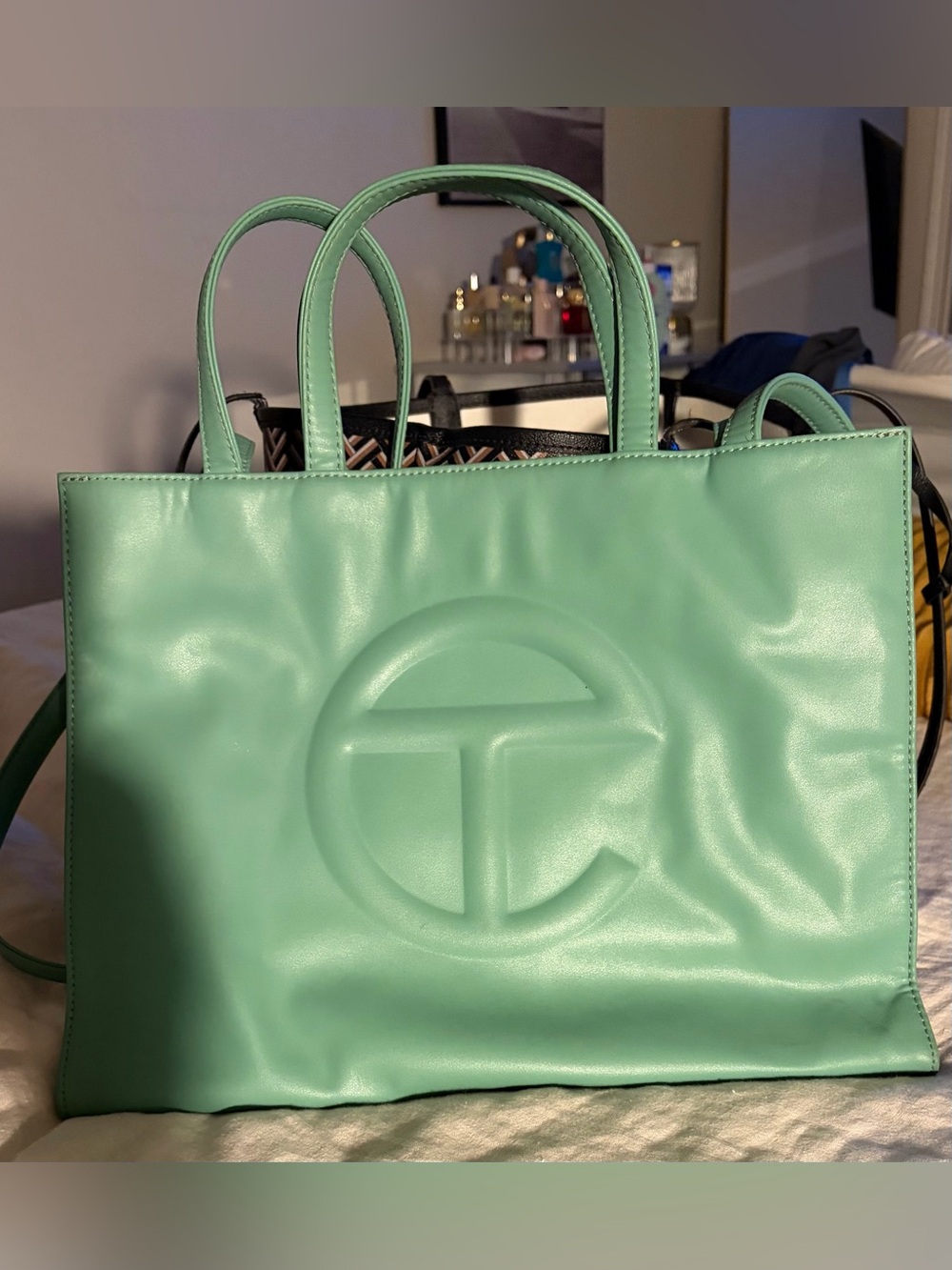 Telfar Mint Green Signature Shopping Bag